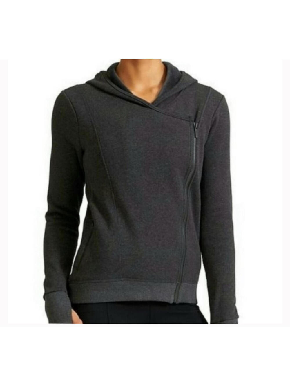 ATHLETA Cozy Karma Hooded Grey Jacket XXS